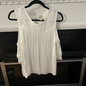 Women’s, top, St. John’s Bay, size M, white,